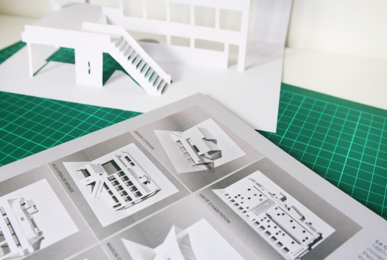 Le Corbusier Paper Models 