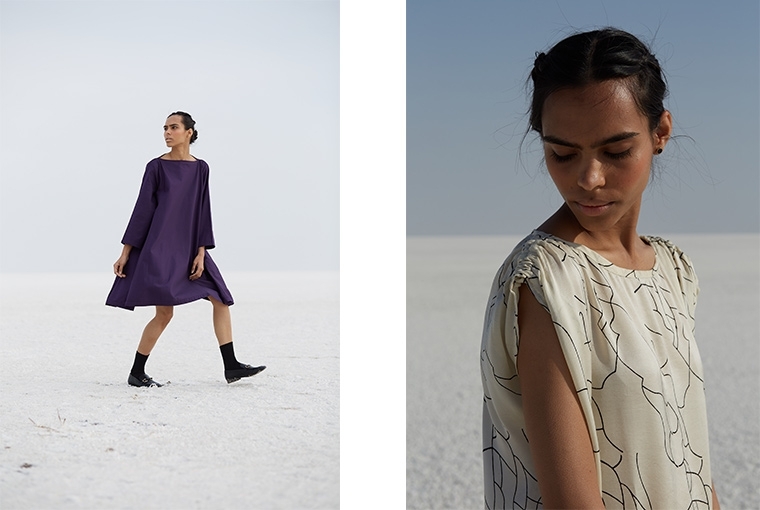 The Summer House The edit Girl From Kutch; features 25 timeless, easy styles that draw inspiration from the terrain, the life and the women of Kutch, Gujarat.