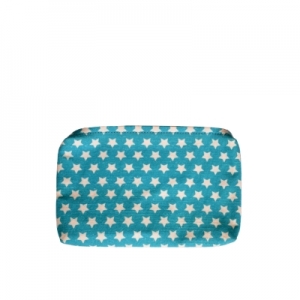 blue canvas Pouch Front blue canvas Pouch Front