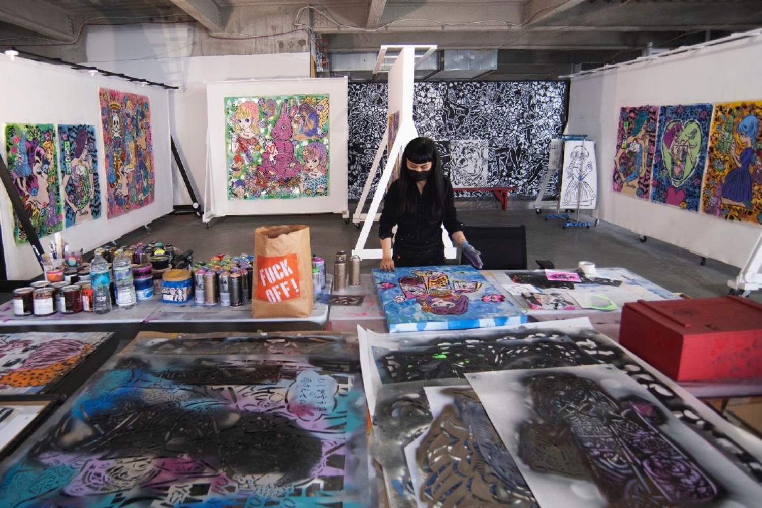 The Daring World of Street Artist Lady AIKO