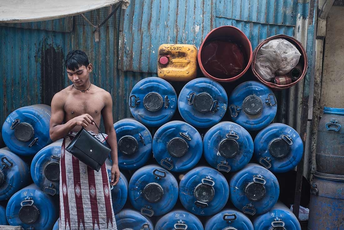 Recycled rubber bags by India's Chamar community