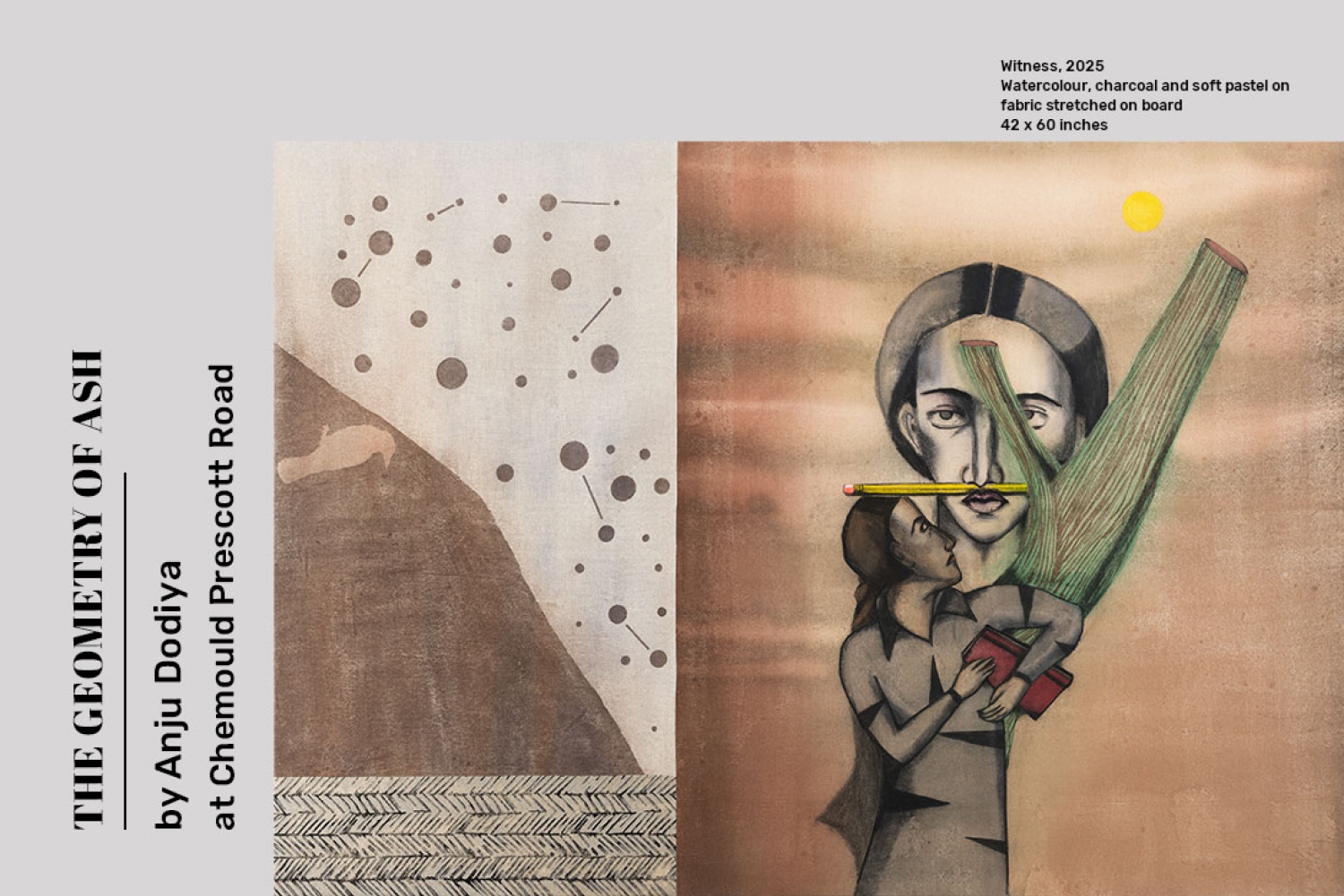 The Geometry of Ash by Anju Dodiya 