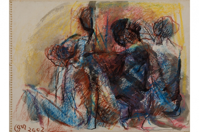 Reba Hore: The Broken Foot Journal and Other Stories Reba Hore Untitled Pastel on paper 10 7/8 x 14 5/8 in 27.5 x 37 cm