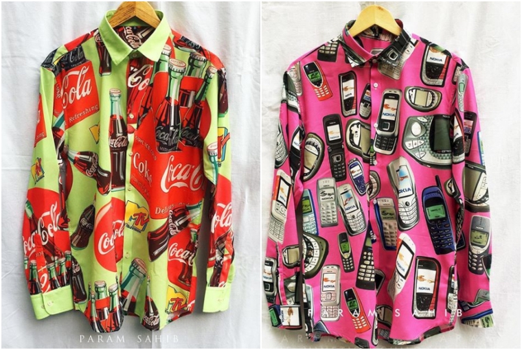 That 90â€™s Child The Coca Cola shirt and the Phone shirt