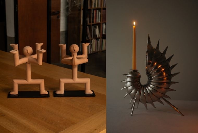 A Gathering of Light L: The Motion Tribe_ by Claymen for Nilaya Anthology R: A Symphony of Diyas by Priyanka Shah for Nilaya Anthology