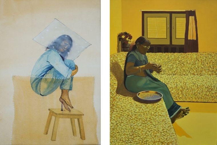 A Mind Within a Space On the toes (left) | Have patience (right)