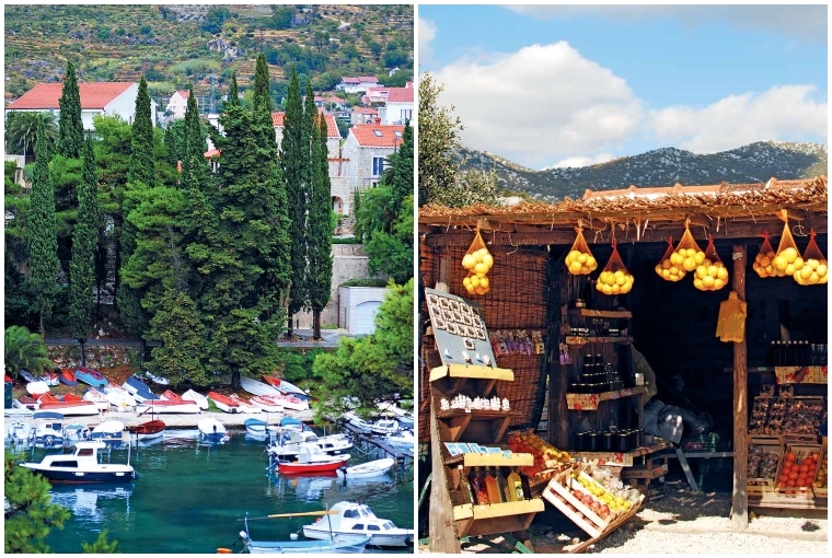 Adriatic Moorings: Croatia Right: Orange Honey shacks line the drive from Split to Dubrovnik.
