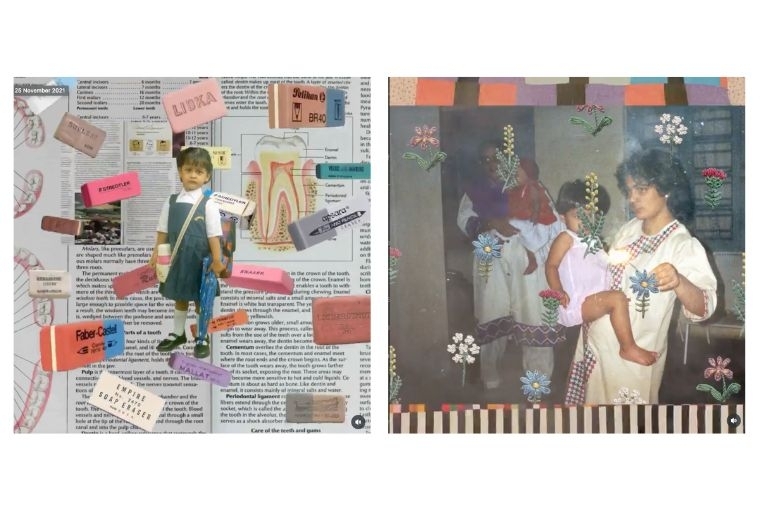Archives and Afterlives: Annette Jacob  L: First Day at School R: Yummy Cigarettes
