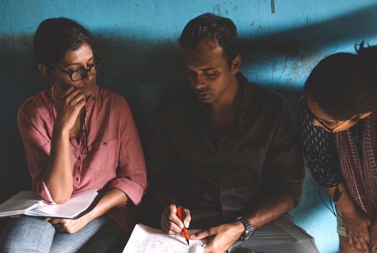 Behind the Moving Lens Pictured here with Nandita Das