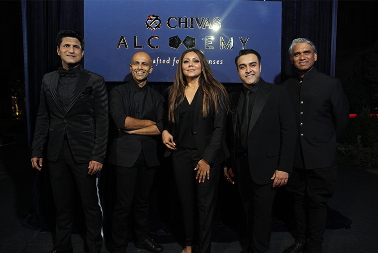 CHIVAS 18 ALCHEMY Rajiv Makhni, Ambrish Arora, Gauri Khan, Zorawar Kalra & Rajesh Pratap Singh