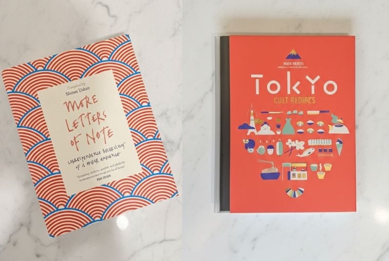 Coffee Table Essentials  L: More Letters of Note R: Tokyo Cult Recipes