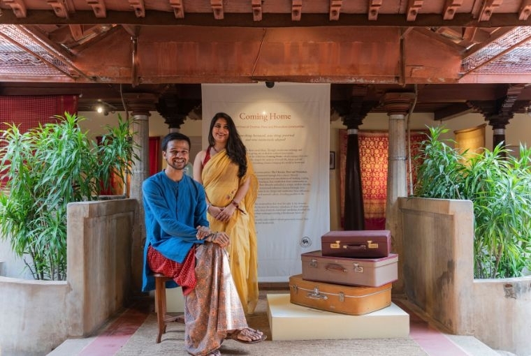 Coming Home: Fashioned Lives of Chettiar, Parsi and Peranakan Communities Aayushi Jain & Vishwesh Surve from The Registry of Sarees