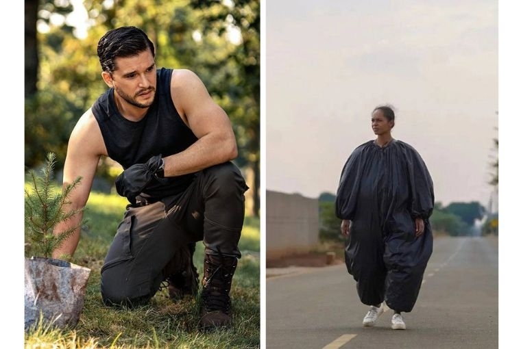 Costume Designers who Define Character through Apparel L: Extrapolations R: On Becoming a Guinea Fowl