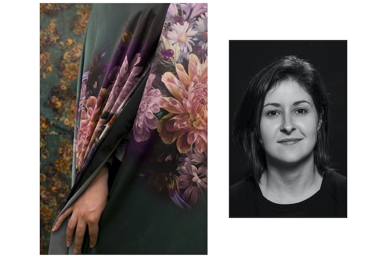 Daniela Agostini L: Iranian woman poses for portrait at her residence. R: Daniela Agostini.