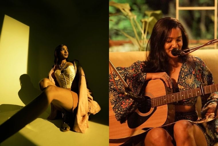 Female Artists Shaping India’s Indie Scene L: Sarah Black Photo by Sabarish R: Frizzel D'Souza Photo by Sunaina Nayak