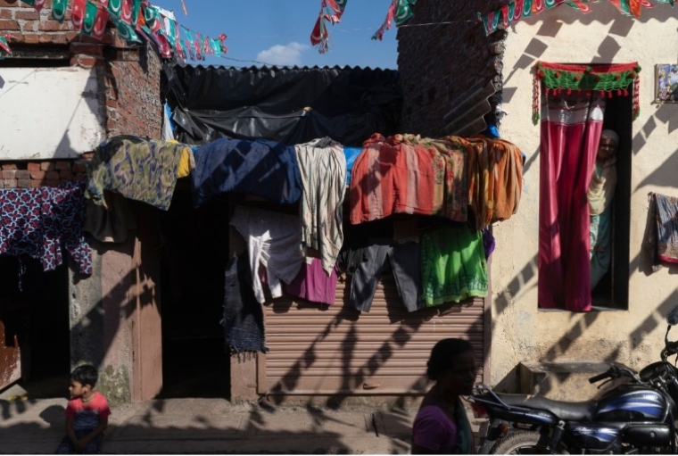 India Through its Drying Clothes  Scorching Summer in Mumbai