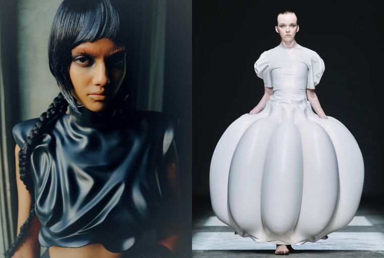 Indian Labels Experimenting With Form L: Devanshi Jain R: HARRI