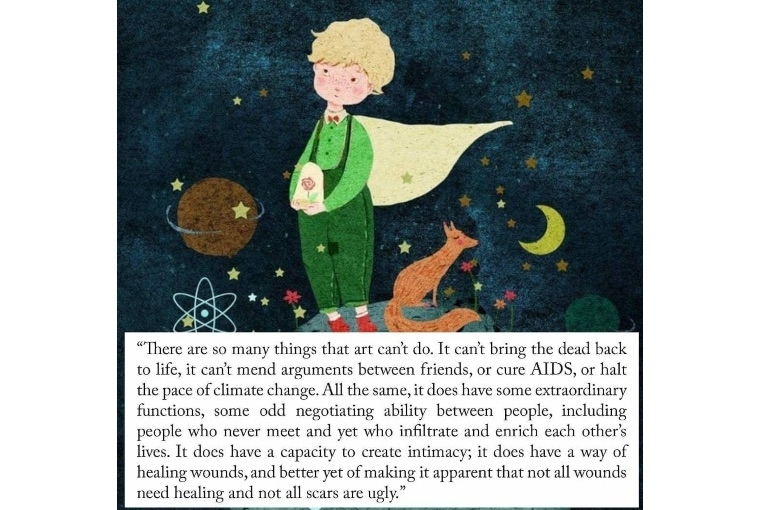 The Lit Archives Excerpt - Olivia Lang, The Lonely City; Artwork - Little Prince by Xuan Loc Xuan