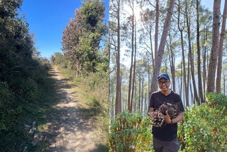 Mountain Diary L-R: The Trailhead, Naturalist, Sandeep