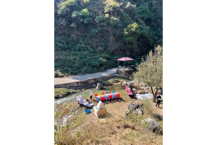 Mountain Diary Brunch by the Stream