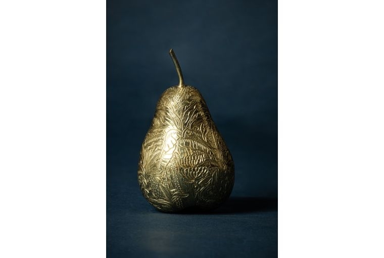 Nakul Dev Chawla Jenjum Gadi, Untitled 2025, Brass sculpture, 3 x 3 x 7 inches