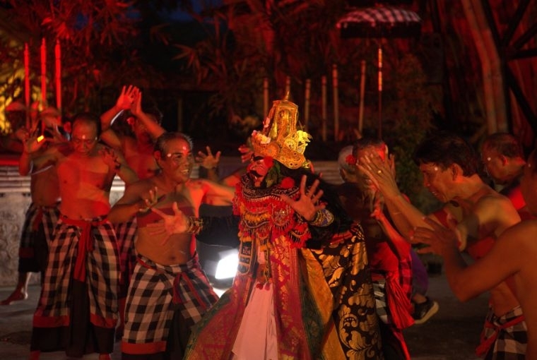 Nuanu Creative City  Kecak Dance, a traditional dance depicting Ramayan