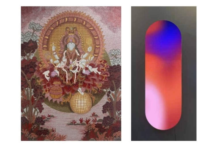 Objects May Appear Softer…. L: by Poonam Bhatnagar R: by Hansika Mangwani