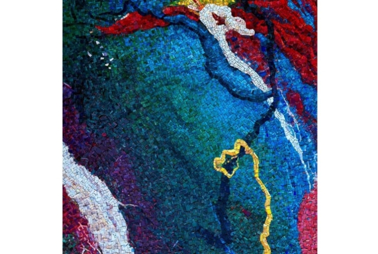Polyphony Nocturne (2024): Italian glass mosaics Polyphony Nocturne (2024): Italian glass mosaics
