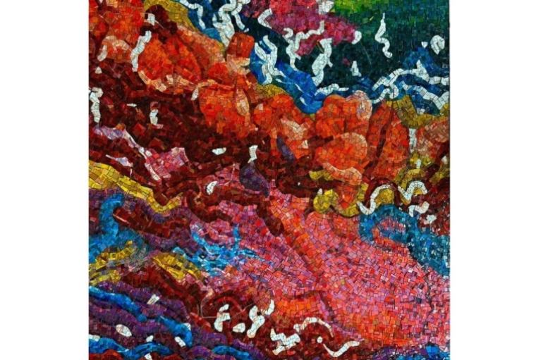 Polyphony Fugue (2024): Italian glass mosaics Polyphony Fugue (2024): Italian glass mosaics
