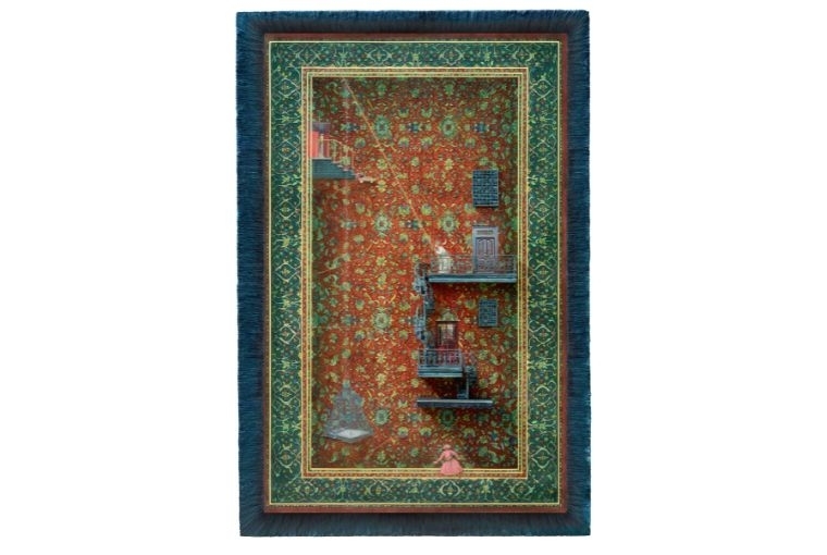 Rukshaan Art presents Navivasi (New Fragrance) Navivasi (New Fragrance) Mixed media on canvas 72 x 48 inches (183 x 123 cms)