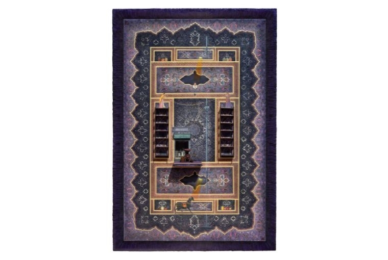 Rukshaan Art presents Navivasi (New Fragrance) Navivasi (New Fragrance) Mixed media on canvas 72 x 48 inches (183 x 123 cms)