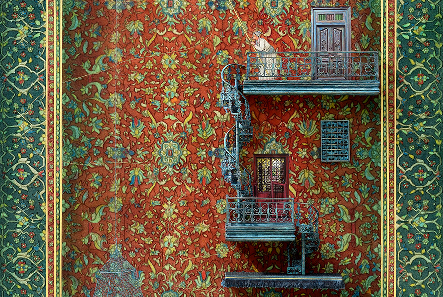 Rukshaan Art presents Navivasi (New Fragrance) Navivasi (New Fragrance) Mixed media on canvas 72 x 48 inches (183 x 123 cms)