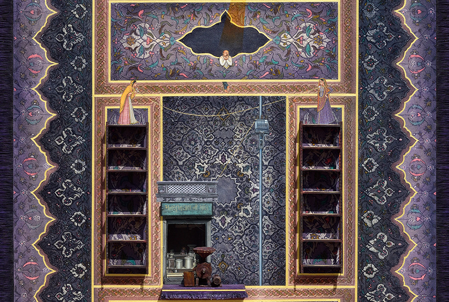 Rukshaan Art presents Navivasi (New Fragrance) Navivasi (New Fragrance) Mixed media on canvas 72 x 48 inches (183 x 123 cms)