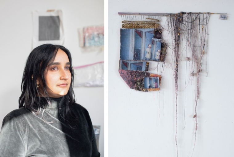 Satpreet Kahlon Makes Art With Her Archival Fragments Satpreet Kahlon (left) | obscured, repeated, 2023 (right)