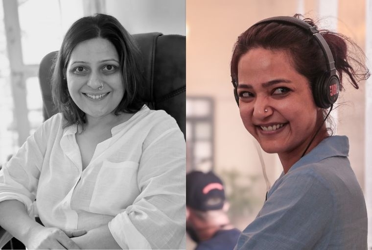 SheDirectsAds Kopal Naithani (left), Akanksha Seda (right)
