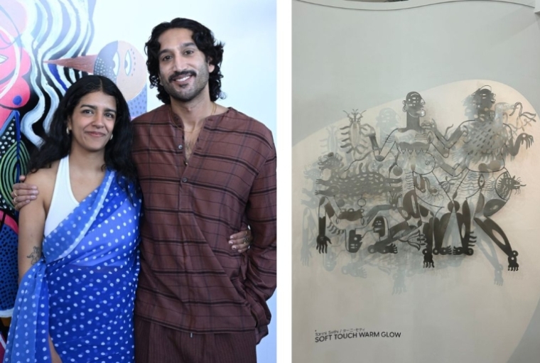 Tarini Sethi's Art Blends Indian and Japanese Culture Tarini Sethi and Rajiv Menon