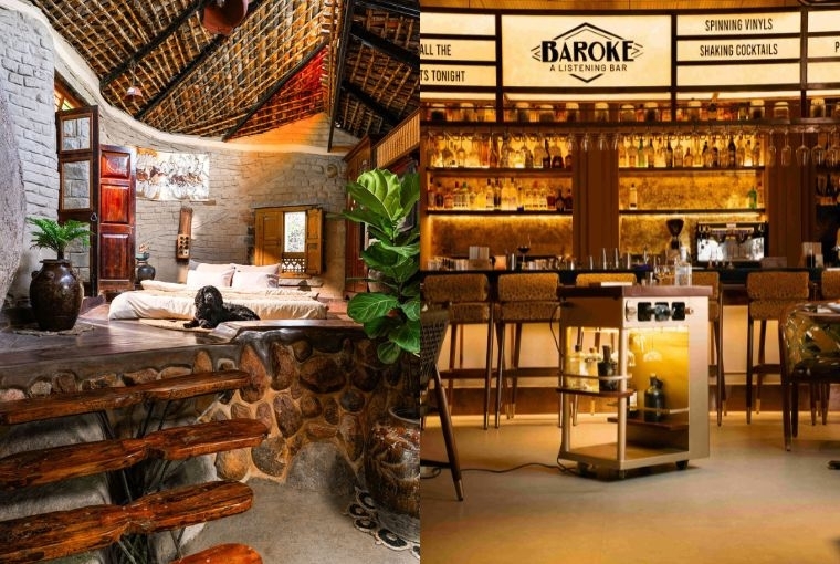 Vinyl Bars to Visit in India  L: Katha R: Baroke