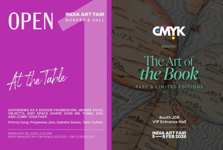 A Guide to Art Season in Delhi  Image Credits: @cmyk_bookstore @borderandfall on Instagram